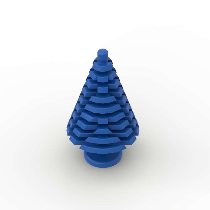 Non-Toxic Moc 10Pcs 3471 Christmas Big Pine Tree Building Blocks Kit Green Forest Plant Bricks Particle Toys Children Birthday Xmas Gifts