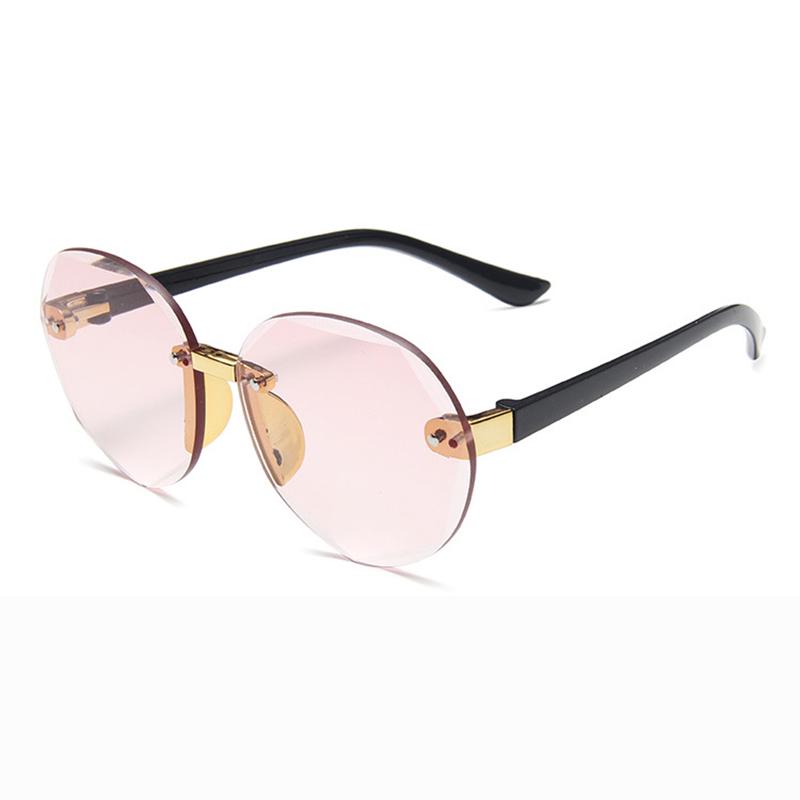 round no frame glasses