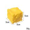 Giant Cheese Squeeze Toy Extra Large Size Cheese Squishy Fidget Toys Slow Rebound Shapeable Venting Ball for Adults Gifts