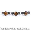 White Crystal Stone Ring Punk Style Amethyst Ring Newest Crystal Ring  Fashion Accessories