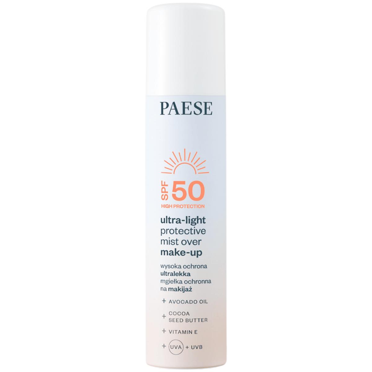 

PAESE ULTRALEKKA MGIEŁKA OCHRONNA NA MAKIJAŻ SPF 50, 75ml