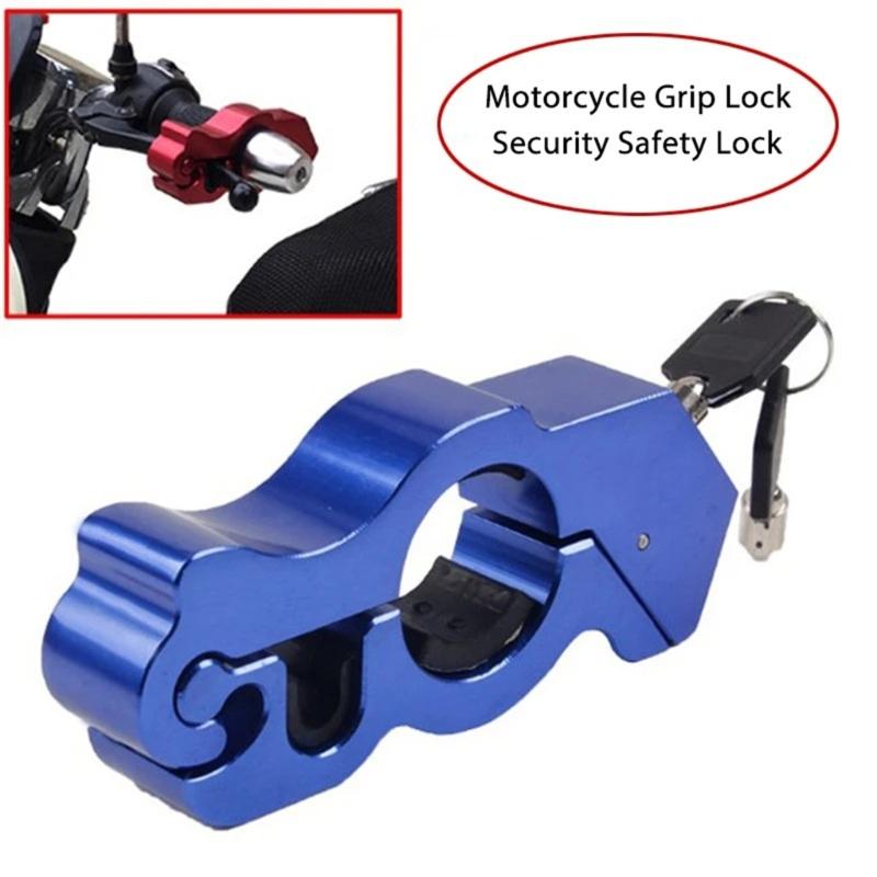 Handlebar Throttle Security Lock for Dirt Street Bikes Anti-Steal Lock Pull Rod