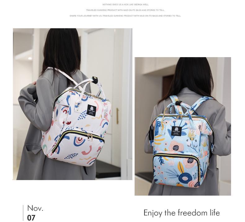 New Multifunctional Mummy Bag: Stylish and Portable Mother and Baby Backpack