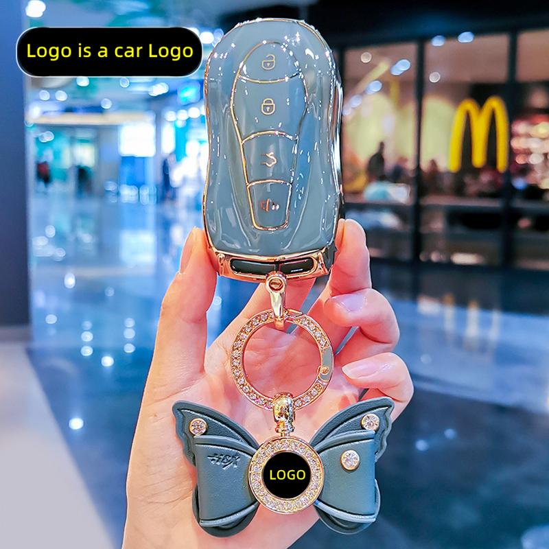 Styling Mouldings New TPU Car Remote Key Case Cover Protect Shell Bag For Geely Atlas Pro Tugella Boyue 2020 Azkarra FY11 Emgran