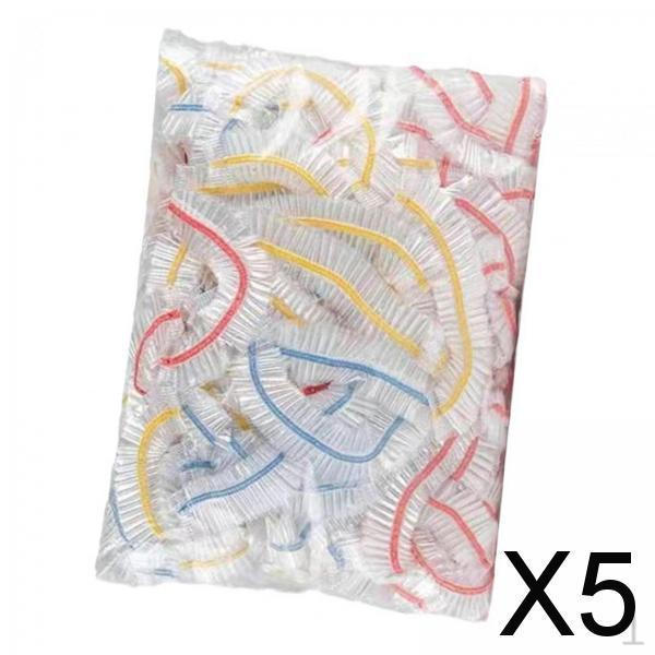 

5x 100 Pieces Food Covers Wrap Vegetable And Meat Flexible Storage Container Cover