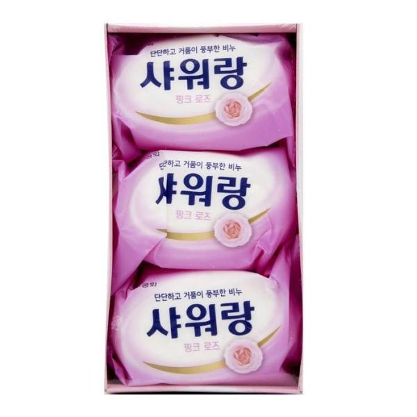 

[OF43552P] Shower Soap Pink Rose 3 Pack mugunghwa (12144244)