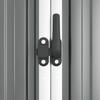 Vidaxl Capanno da Giardino, Grigio, 161X89X161 Cm, Acciaio Galvanizzato