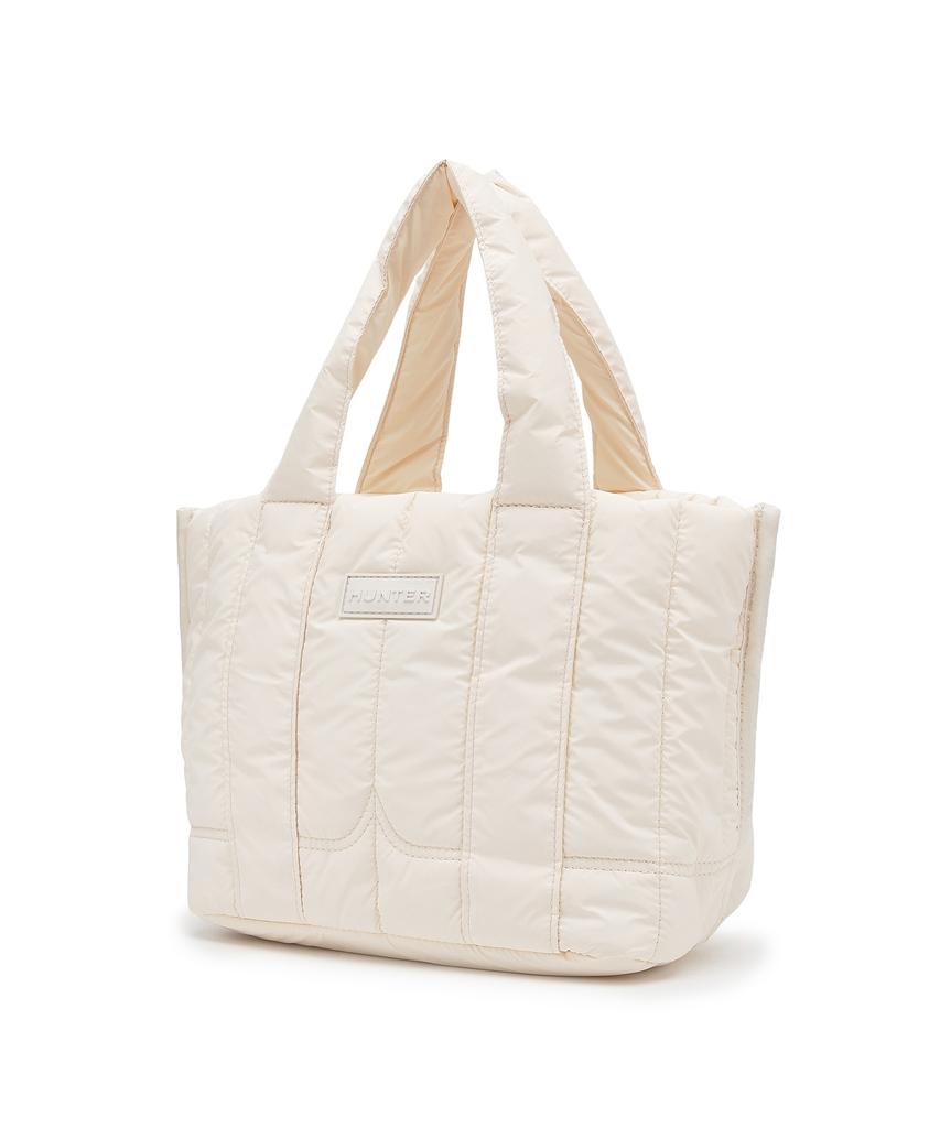 Hunter [Unisex] Intrepid Puffer Mini Tote Bag - White Willow