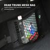 AAABT1 For Skoda Car Trunk Net Pocket Mesh Bag Storage Holder Auto Interior Accessories Kamiq Karoq Octavia 2 3 Rapid Scala Kami Fabia