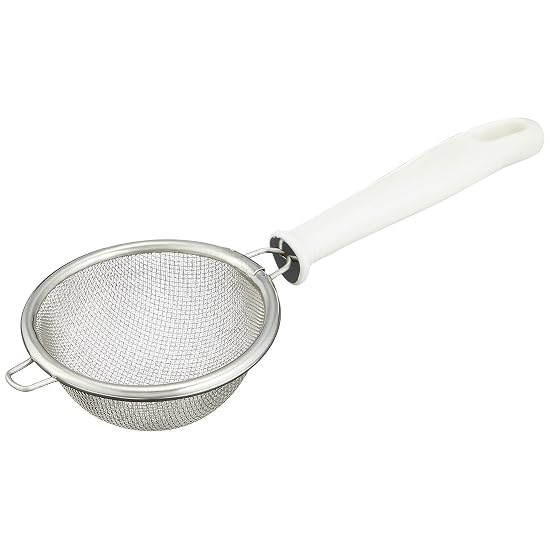 Wahei Freiz Tea Accessories Double Mesh Tea Strainer / Flour Sifter, G-Cook, Dishwasher Safe, Made i B07G7PHDC8