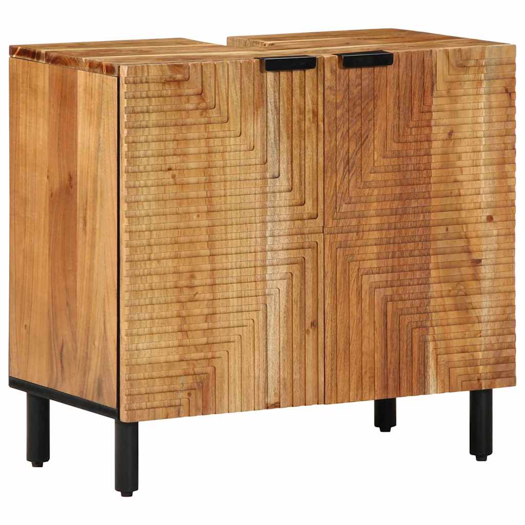 Bathroom Cabinet Set 4 Pcs Natural 38 X 33 X 160 Cm