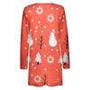 Women's Christmas Long Sleeve Front Cardigan Printed Top Lightweight Jacket