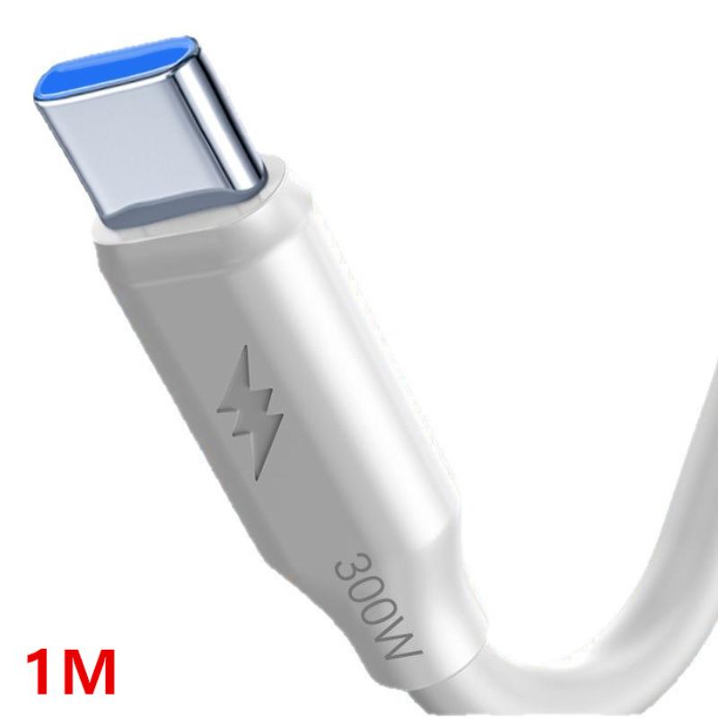 300W Type C / Micro Usb Super Fast Charging Data Cable Usb C Data Line Fast Charger For Most Mobile Phones Universal