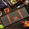 Chef Knife Roll Bag Vintage Backpack With 10 Slot Plus 1 Zipper Pocket Portable Carrying Case for Knive and Tools Chef Knife Bag