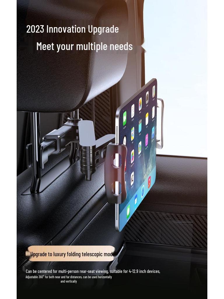 Adjustable Car Rear Seat Tablet & Phone Holder