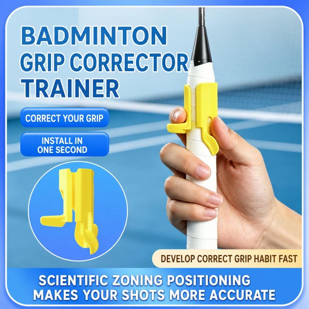 Lightweighting Badminton Grip Aid Easy To Install Racket Grip Aligner For Badminton Beginners