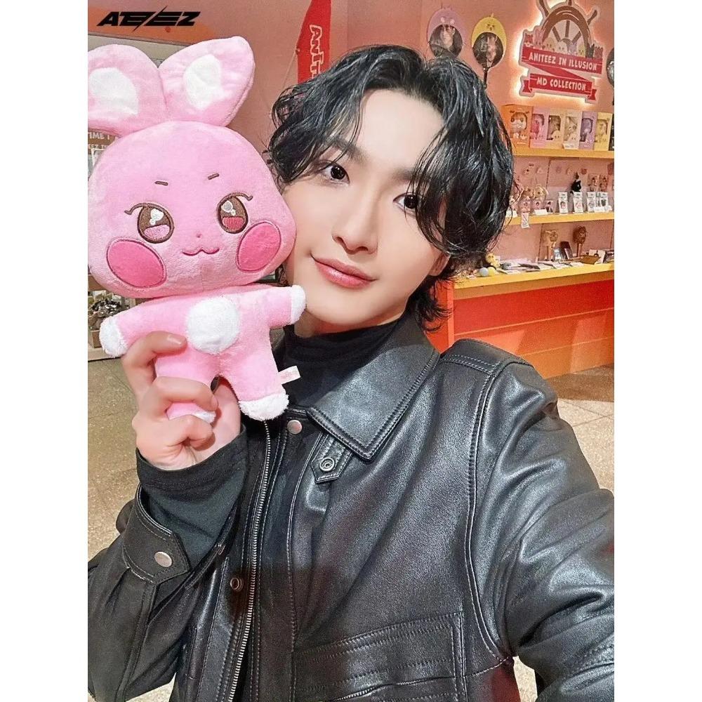 Kpop Aniteez Kawaii Stuffed Animals Plushies Toy Room Decor Hongjoong Seonghwa Yunho Yeosang San Ming Wooyoung Jongho Plu