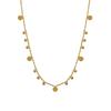 Versatile Titanium Steel Women'S Light Luxury Niche Clavicle Chain Small Disc Shines Personalized Annual Tide Accessories