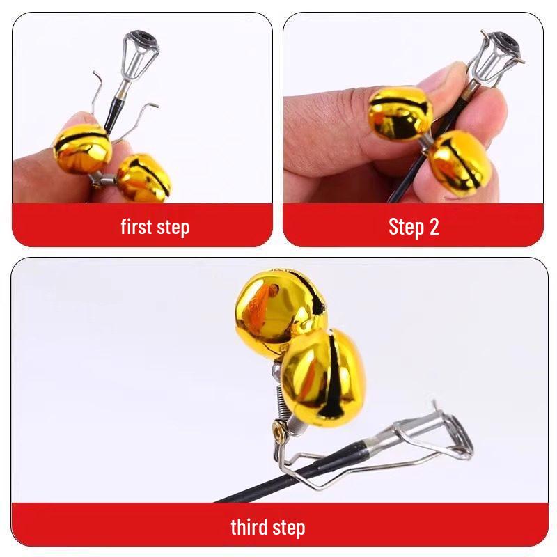 High Sensitivity Sea Fishing Rod with Bell Alarm and Light