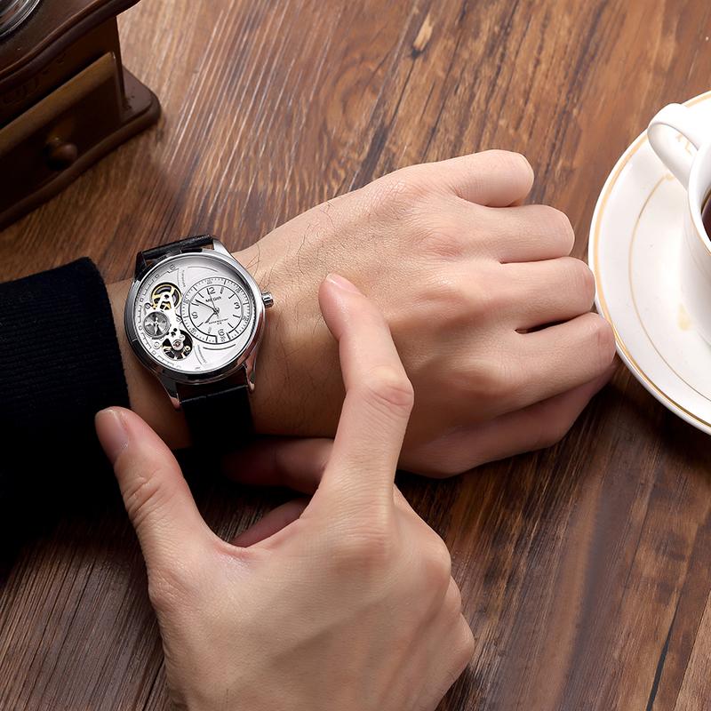 Megir Originální pánské hodinky Top Značka Luxusní Quartz Hodinky Relogio Masculino Kožené Vojenské Hodinky Hodiny Pánské Erkek Kol Saati 2017