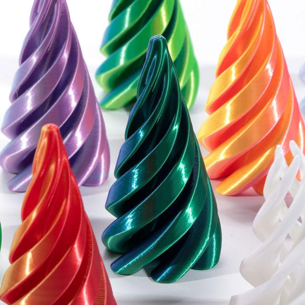 3D Printed Stress Relieving Toys Spiral Model Toy Impossible Pyramid Passthrough Thread Sculpture Screw Toys Gift