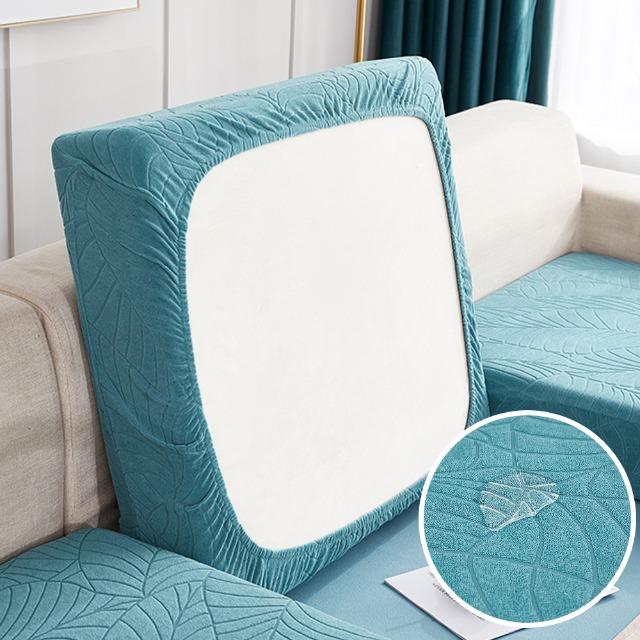 Waterproof Sofa Seat Cushion Cover Stretch Jacquard Sofa Cover Furniture Protector For Pets Kids Removable L Shape Couch Covers