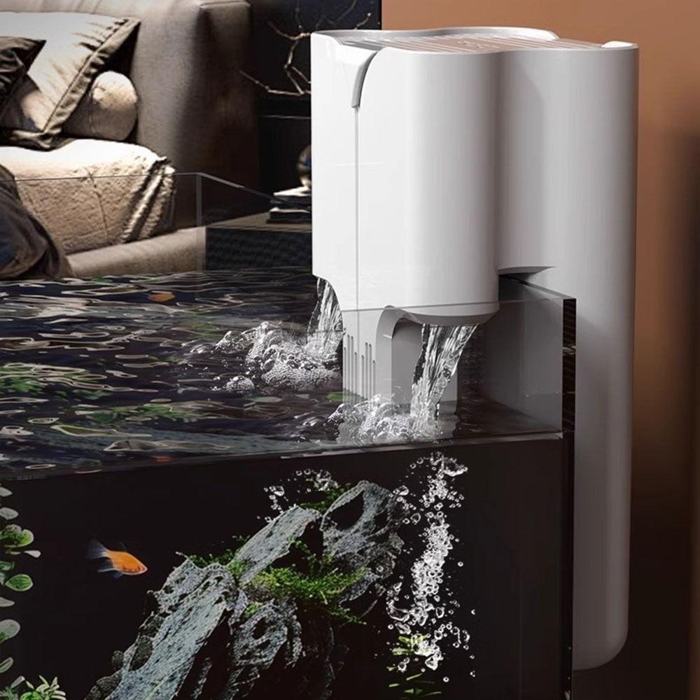 Oxygenation Fish Tank Filter 3-in-1 Aquarium Filter Silent Wall-Mounted Filter Pet Supplies