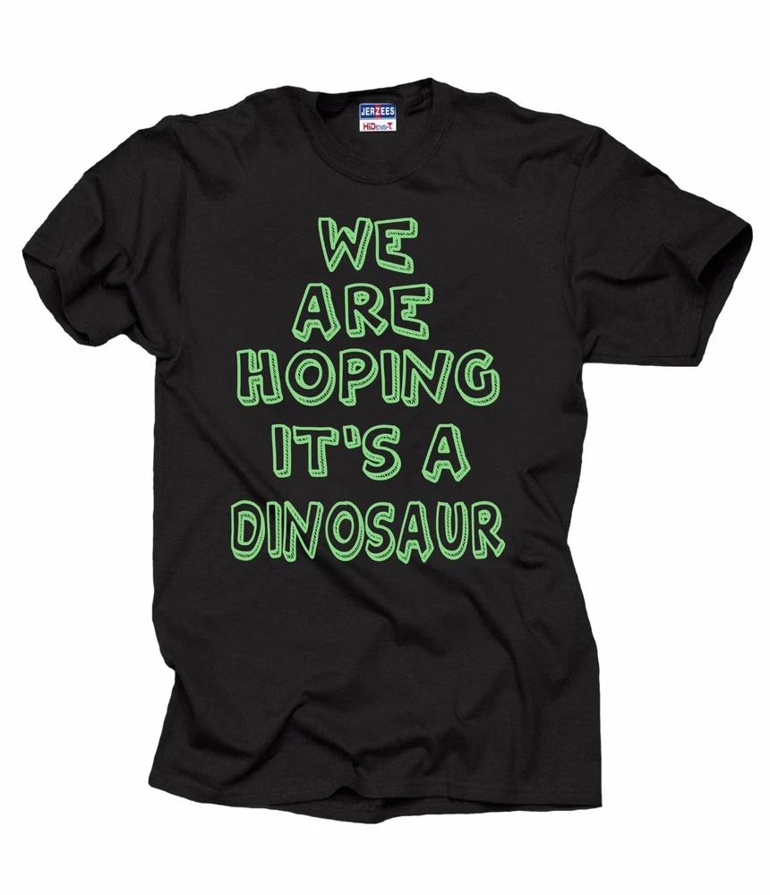 Dad Maternity TShirt We Are Hoping Its A Dinosaur Tee Shirt Baby Announcement S