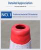 EVA 70cm Uncrushable Reflective Traffic Cone - Red