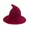 Cappello da strega vintage per Halloween, in lana lavorata a maglia, per feste, maschere, accessori per la decorazione del festival