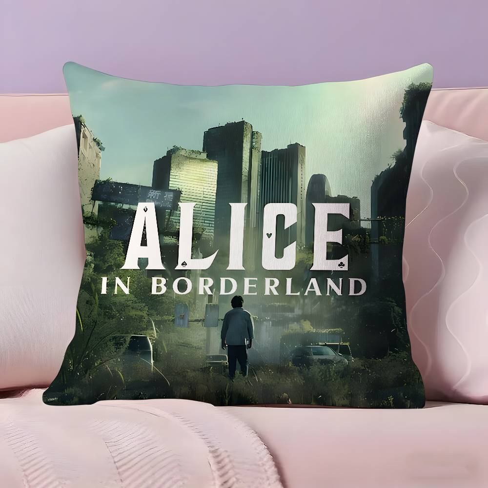A-Alice In Borderland Pillow Case Ultra Soft Skin Friendly Fabric Cloud Like Comfort & Concealed Zipper