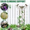 Metal Bird Feeder With Trellis for Climbing Planting Decorative Bird Bath Easy Assembly Rust Resistant Planting Frame for Garden