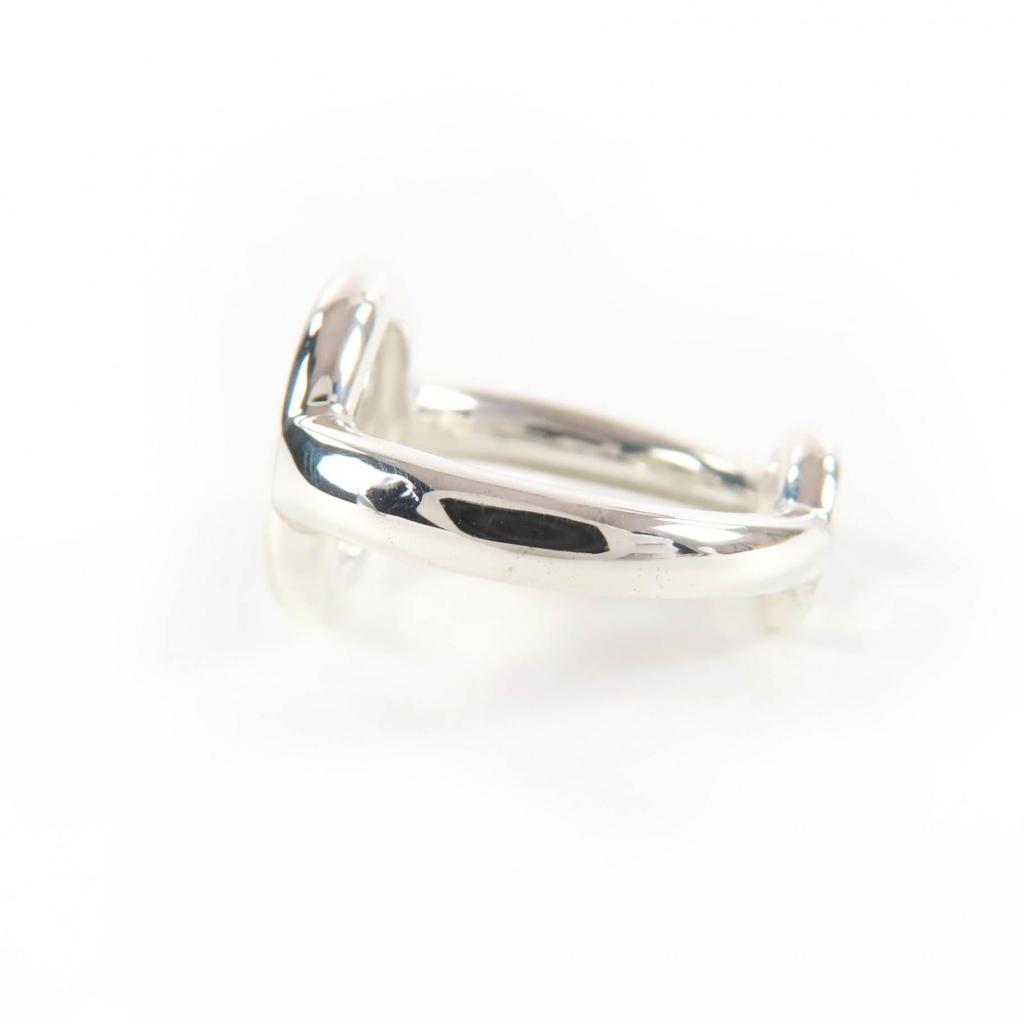 Excellent HERMES Ring Serie Metal Silver AG925 Women Used