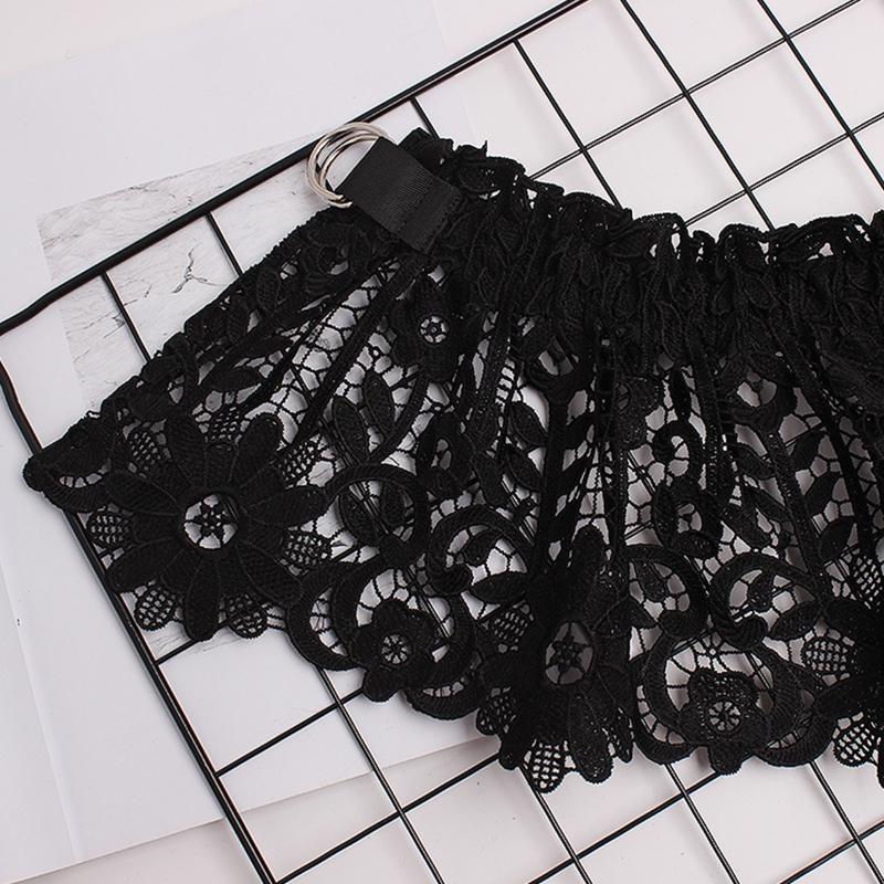 Corsetto con Fiore di Pizzo Fasce a Cintura per Donne Banchetto Elastico Stretto Vita Alta Modellante Cintura Modellante per il Corpo