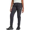 Adidas Run It Tko Joggers With Solid Color Logo And Zippered Ankles Women Bottoms Black IQ0918