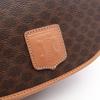 Used CELINE Macadam Shoulder Bag Shoulder Bag PVC Coated Canvas Leather Brown Beige Used Women