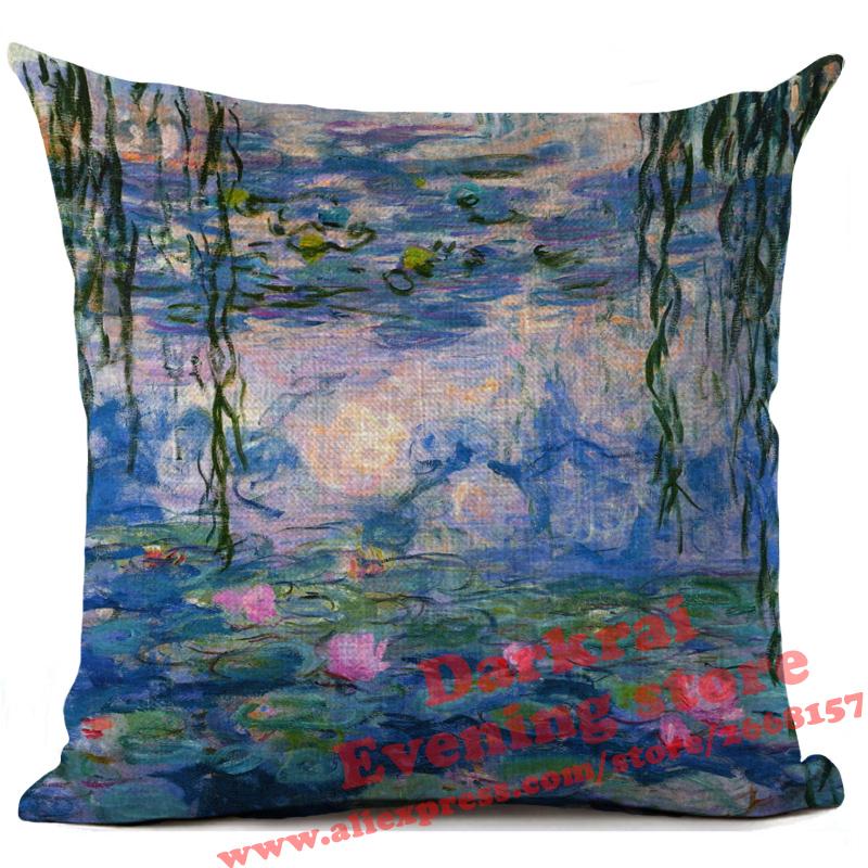 Mona Lisa Smile Art Cushion Cover Renaissance Oil Painting Style Decor Living Room Sofa Throw Pillows Home Decoration Pillowcase