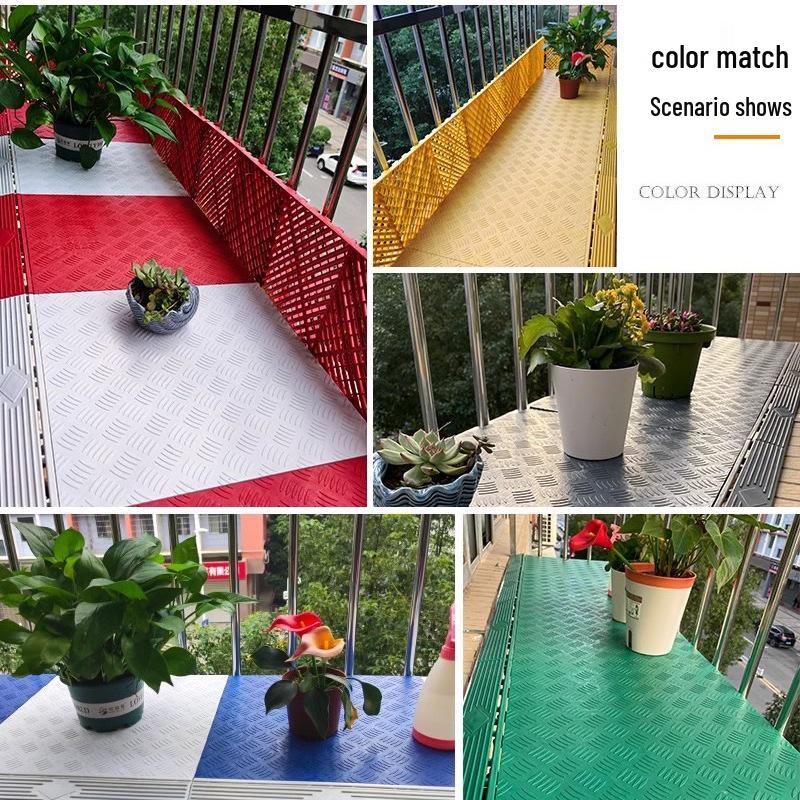 Bezpieczne zabezpieczenie parapetu i balkonu przed kradzieżą: Pogrubiona siatka ochronna i stojak na kwiaty