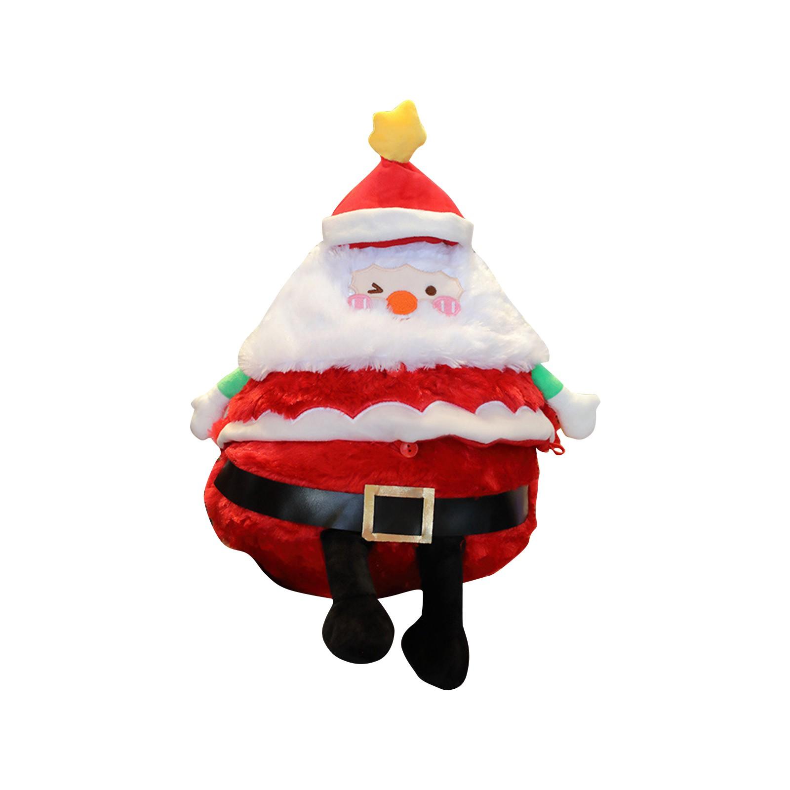 

Милая рождественская елка, рождественский старик, плюшевая игрушка, подарок, украшение для дивана, подушка One Size красный