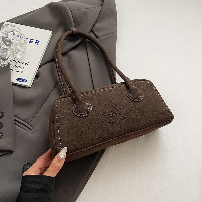 Retro matte bag autumn and winter new commuter shoulder underarm bag women's handbag