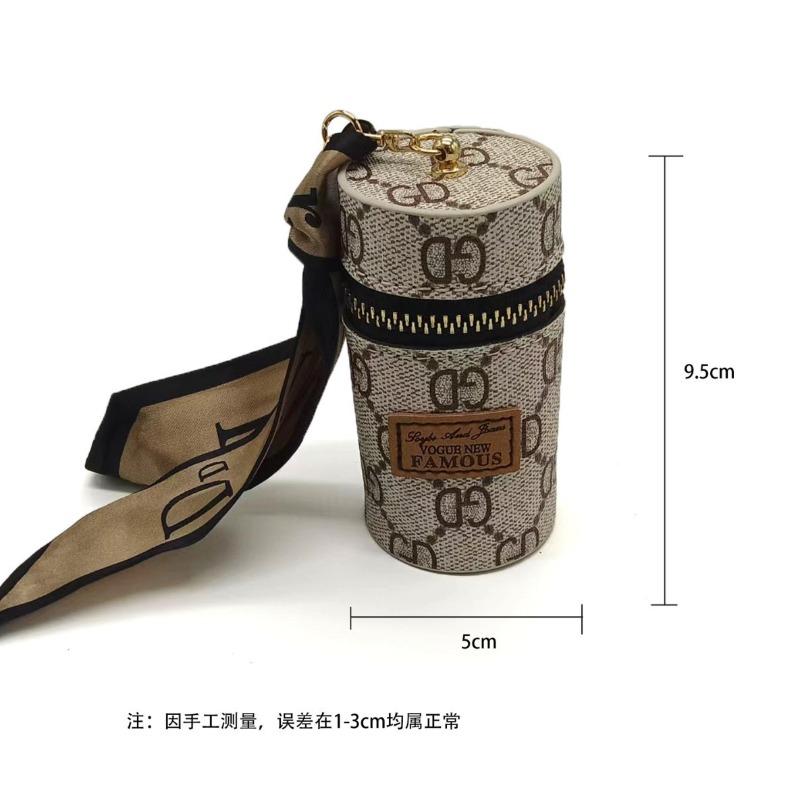Old flower change bag new small bag pendant earphone bag mouth red envelope mini keychain bag