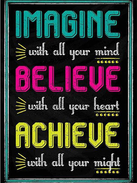 Diamond Painting Kit Text Landscape Full Square Round Embroidery Mosaic Blackboard Handmade Home Decor