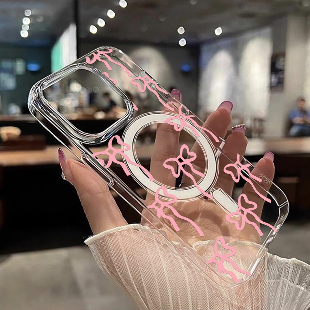 Magnetic Phone Case for iPhone 12 14 16 17 Pro 17 16 15 14 13 12 Pro Max  12 13 14 15  16 High Quality Shockproof Shell Full Protection Cute Style