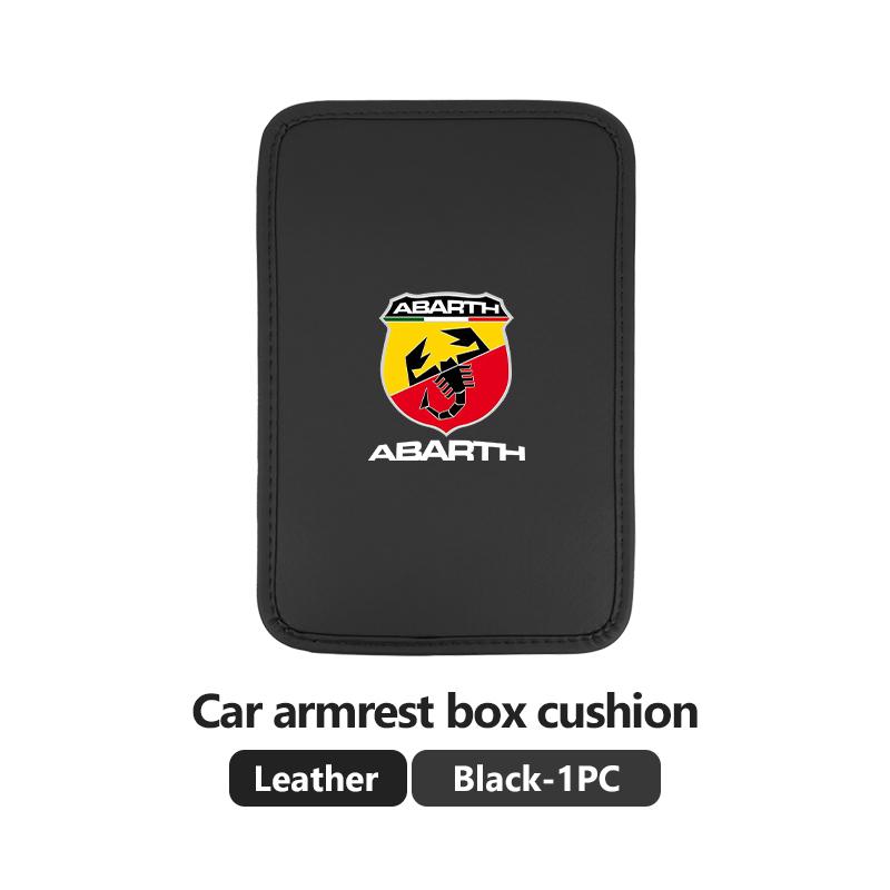 Ice Silk Car Armrest Box Pad Auto Wear-Resistance Arm Rest Mat For Abarth FIAT 500 Ducato Stilo Palio UNO Astra Bravo Tipo