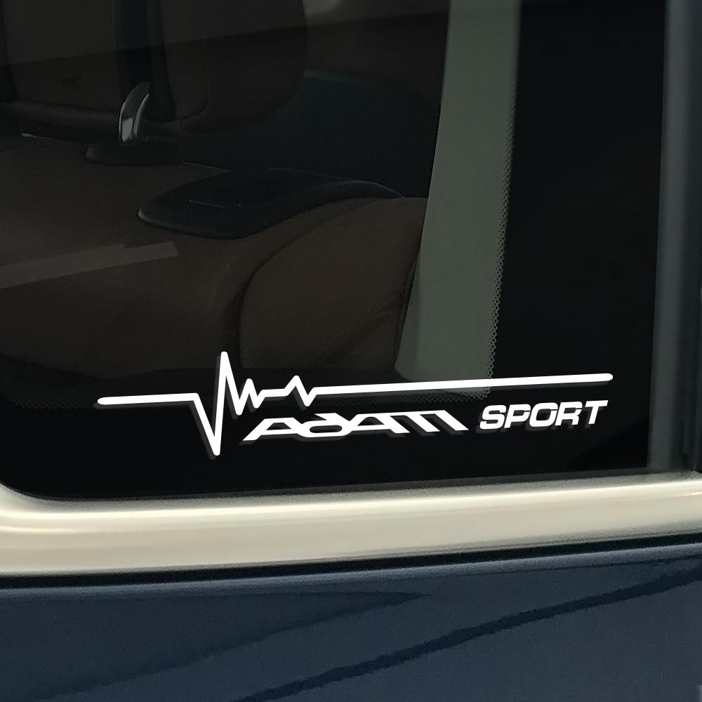 For Opel Astra Opc Insignia Corsa Vectra Zafira Grandland Meriva Car Side Window Lightning Stickers Auto Exterior Decor Decals