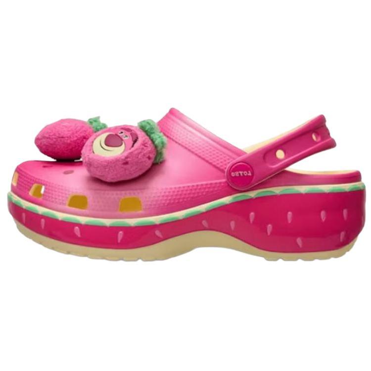 

История игрушек x Crocs Classic Platform Clog Лотсо Женские кроссовки Розовый Коричневый Зеленый 212240-90H 34-35