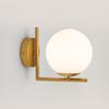 Nordic Glass Ball LED Wall Light for Living Room Bedroom Lighting Fixture