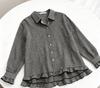 2026 Spring Plaid Long Sleeve Slimming Plus Size Women's Casual Shirt Jacket