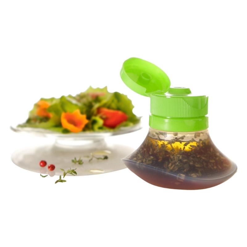 Squeeze Salad Dressing Bottles Portable Small Sauce Seasonings Box Small Salad Dressing Container with Lid Easy to Use