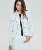Untage Chain Fringe Tweed Jacket [White(Woman)]_Uto-Fb52